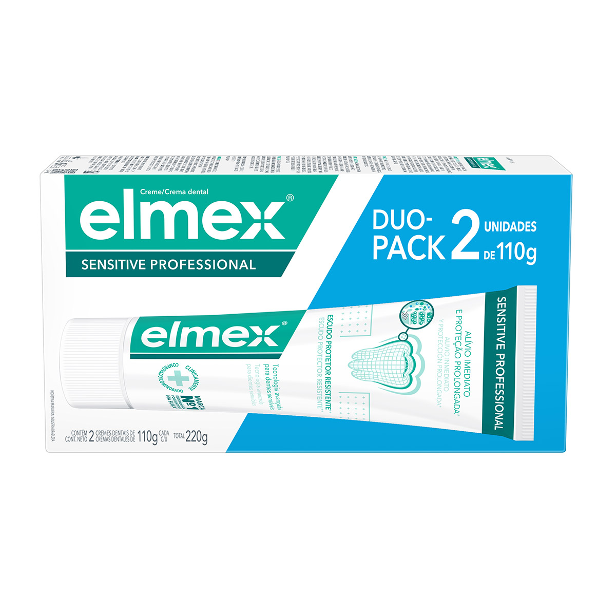 Creme Dental elmex Sensitive Professional Duo-pack 2 unidades de 110g